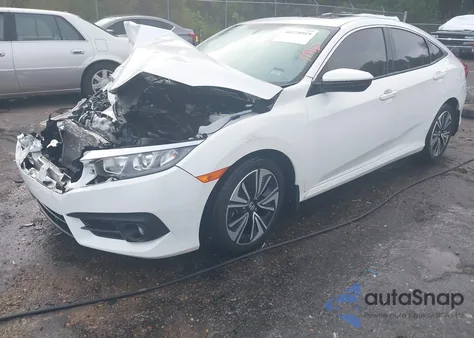 2018 Honda Civic Ex-L from USA, damaged, VIN JHMFC1F79JX013672